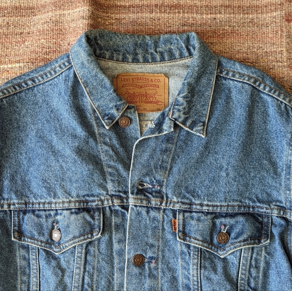 SOLD! 1970s Levis Orange Tab Denim Jacket - Picture 2 of 9